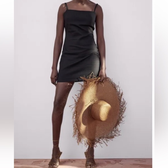 Zara Frayed Sun Hat Size S 0653/042 - Picture 6 of 11